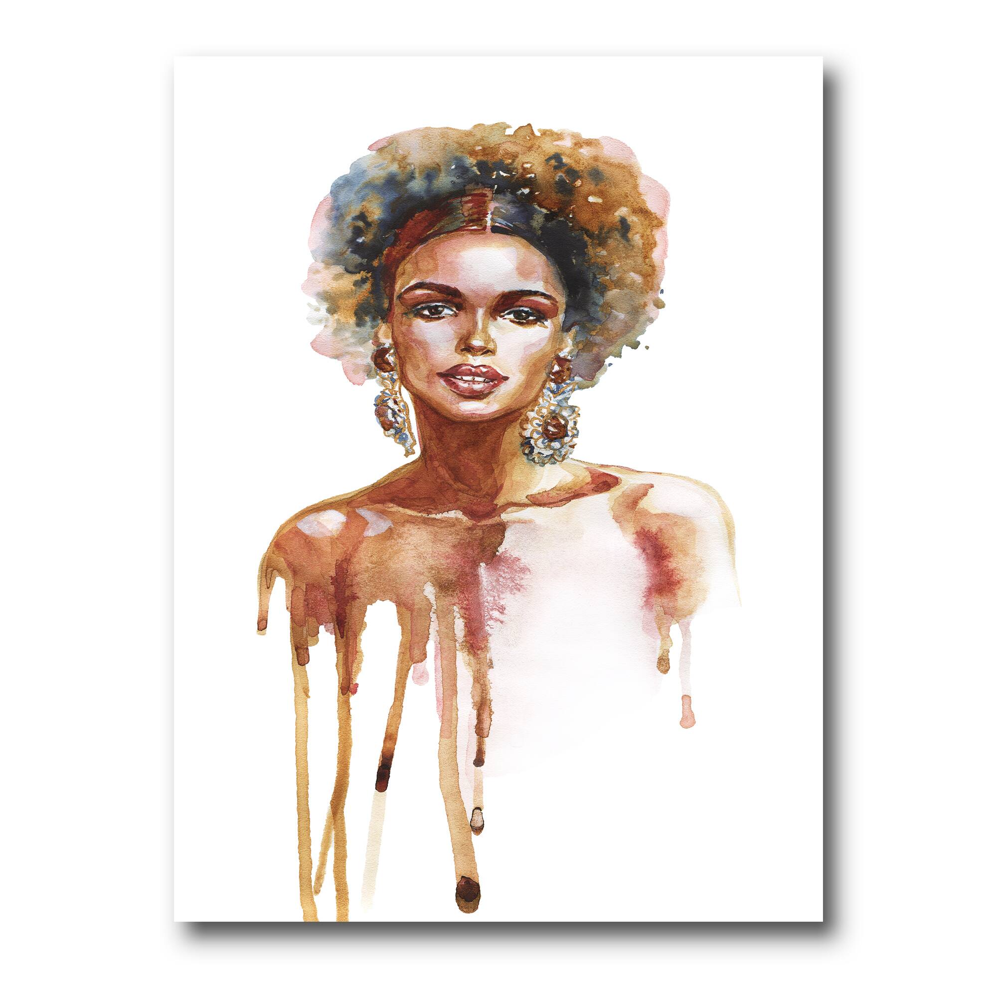 Designart - Portrait of African American Woman XIII